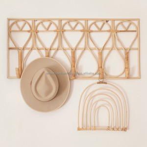 Colgante de pared bohemio de mimbre esencial para habitación de niños, decoración de pared de ratán, Arco Iris, hecho en Vietnam - Product Image 4