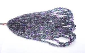 Perles ovales lisses en Alexandrite rare 5x7-6x8 MM, perles de pierre précieuse Alexandrite, 16 pouces, perles ovales Alexandrite pour la fabrication de bijoux en gros - Product Image 6