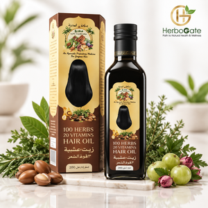Aceite Capilar Herbal Natural, 100 Hierbas, 30 Vitaminas, Fórmula Botánica Enriquecida con Vitaminas, Cuidado Nutritivo para el Cabello, Textura Ligera - Product Image 2