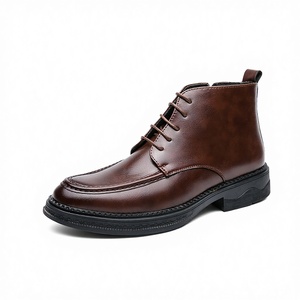 Mocassins en cuir véritable pour homme, bout rond, décontractés, pour le bureau, printemps-été - Product Image 1