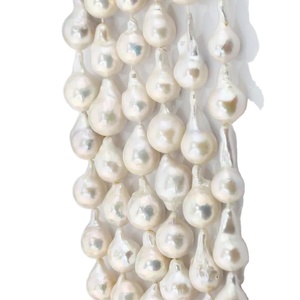 ไข่มุกน้ำจืดบาโรกบอลขนาด15มม. ไข่มุกธรรมชาติขนาดใหญ่เกรด AA - Product Image 1