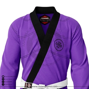 ชุดยิวยิตสูคุณภาพสูง ปักโลโก้ได้ตามต้องการ ผ้าฝ้าย 100% ทอลายเพิร์ลวีฟ ชุดฝึกซ้อมบราซิลเลียนยิวยิตสู สำหรับทุกเพศ ขายส่ง - Product Image 4