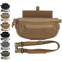 Pochette Tactique Abdominale Compacte à Libération Rapide, Sacoche Suspendue Intégrée pour la Chasse en Extérieur