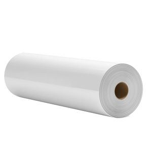 Rotolo di Vinile Termotrasferibile Bianco Lucido 12 pollici x 70 piedi, Facile da Tagliare e Sverniciare, Resistente alle Alte Temperature, Forte Adesione, Materiale PU, Compatibilità Elevata con Ferro da Stiro - Product Image 2
