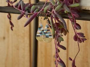 2026 Hot Selling Water <b>Drop</b> Shape Gold Plated Alloy Beaded <b>Drop</b> Earrings Women's Bohemia Style Fashion Jewelry By UO INDIA - Product Image 4