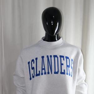 Sudadera ISLANDERS con cuello simulado, 450 GSM, bordado con nombre personalizado, corte holgado, 100% algodón, felpa francesa. - Product Image 4