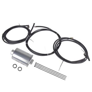 NFR0011 FL GM22C V Supply Return Vapor Nylon Fuel Lines Kit Tank Mid for Chevy GMC C/K Classic 2500 3500 1998 Truck Fuel Filters - Product Image 5