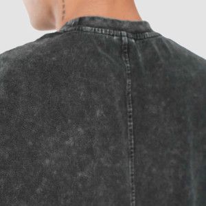 Débardeur sans manches noir pour homme, col rond, décontracté, en coton et fibre de bambou, séchage rapide, écologique, respirant, tissu tricoté - Product Image 4