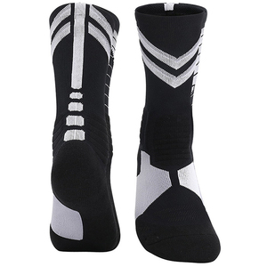 Calcetines de Baloncesto Antideslizantes con Estampado por Sublimación Multicolor para Hombre, Calcetines Deportivos con Diseño a Rayas, Calcetines Profesionales de Baloncesto - Product Image 6