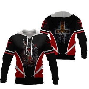 Sudadera con Capucha de Invierno para Hombre, Estilo Armadura de Caballero, Diseño 3D, Tejido Liso Teñido, 100% Algodón, Felpa Ecológica, Informal y Moderna - Product Image 5