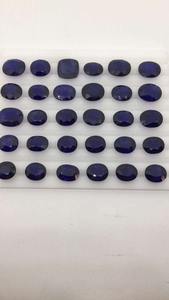 พลอยสปิเนลสีน้ำเงินคอร์นฟลาวเวอร์ธรรมชาติคุณภาพดีที่สุด ขนาด 3-6 มม. ทรงคุชชั่น น้ำหนักเบา สำหรับทำเครื่องประดับ - Product Image 3