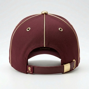 Gorra de Béisbol Estructurada de 6 Paneles Injae Luxury Maroon, Bordado 3D, Poliéster/Algodón, Deportiva, Ajustable 56-58cm, Unisex, Cuatro Estaciones - Product Image 5