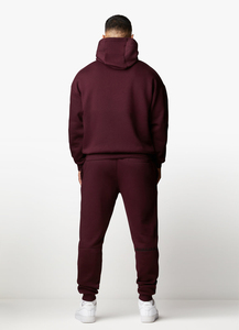 Fleece Oversized Hoodie Boxy Fit Blank <b>Plain</b> Men Hoodies <b>Tracksuit</b> Unisex Wholesale Hoody Streetwear <b>Tracksuit</b> - Product Image 1