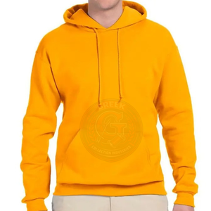Sweat-shirt à capuche brodé pour homme en molleton de coton doux, coupe oversize, pour un style décontracté, collection automne-hiver - Product Image 3