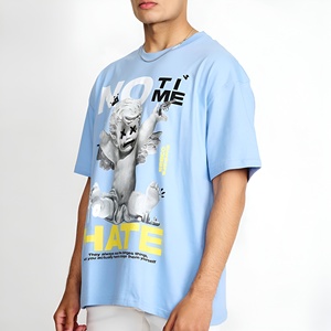 เสื้อยืดผู้ชายสีสันตัดกัน แขนสั้น สไตล์ลำลอง สตรีทแวร์ แฟชั่นฤดูร้อน ผ้าฝ้าย รับผลิตตามสั่ง ขายส่ง ผู้ผลิต OEM คุณภาพส่งออก - Product Image 1