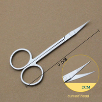 Ciseaux chirurgicaux en acier inoxydable pour double paupière, instruments chirurgicaux pour l'ouverture des yeux, ciseaux ophtalmiques de petite taille pour la retrait des instruments chirurgicaux encastrés