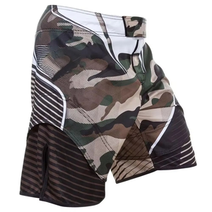 Solid Color MMA Shorts for Men Casual Style Made In Pakistan Quick Dry Breathable Adults All Colors Custom Logo MMA Shorts - Product Image 1