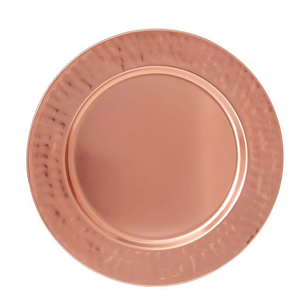 Wood Charger <b>Plate</b> Polished Copper Dinner Charger <b>Plate</b> 100% Pure Copper <b>Decorative</b> Copper Charging <b>Plate</b> - Product Image 2