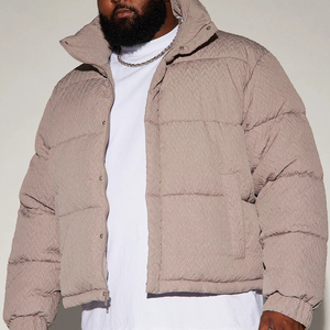 Wholesale Price Cheap Price <b>Long</b> Sleeve <b>Men's</b> Puffer Bubble <b>Jackets</b> & Coats With Full Zip Up Closure Polyester - Product Image 3