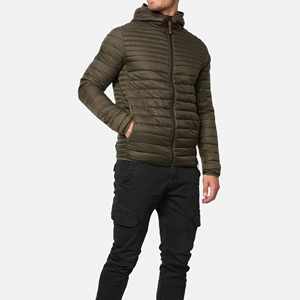 <b>Men</b>’s Premium Cold Weather Quilted Insulated <b>Hooded</b> Puffer <b>Jacket</b> - Product Image 1