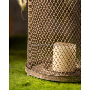 เชิงเทียนออกแบบทำจากโลหะสำหรับบ้านโรงแรมร้านอาหารโต๊ะตกแต่งที่วางของมาใหม่ - Product Image 3