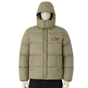 Custom Logo Men's Winter Puffer <b>Jacket</b> With Hood Quilted Bubble Coated High Quality Padded Warm Outerwear Windproof <b>Jacket</b> - Product Image 6