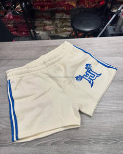 2024 <b>Men's</b> Color Block Stripe Athletic <b>Shorts</b> Cotton <b>Jogging</b> Pants Side Pocket Breathable Elastic Waist Loose Fit Solid Pattern - Product Image 1