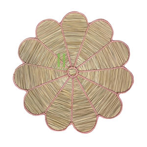 High Quality Handmade Woven Seagrass 35cm Diameter Eco-Friendly Placemat Charger <b>Plates</b> Boho Decor Enhancing Your Dining - Product Image 1