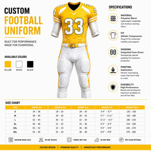 Vêtements de football américain en promotion : Ensemble maillot et pantalon personnalisés en tissu anti-humidité, uniforme de jeu d'équipe, fournisseur pour commandes en gros - Product Image 6