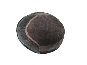 Perruque toupet 100% cheveux humains pour hommes, prothèse de cheveux indiens Remy, comprenant une vague d'eau crépue et droite du Bangladesh - Product Image 6