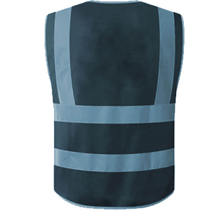 Reflective Safety Vest Lightweight Polyester Mesh Fabric Fluorescent High Visibility Workwear Europe Standard Safety Vest - Product Image 2