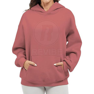 Sudaderas con Capucha Extra Grandes para Mujer, Cómodas, Disponibles en Stock, Transpirables, Ecológicas, con Logotipo Personalizable en la Parte Delantera, 100% Algodón - Product Image 2