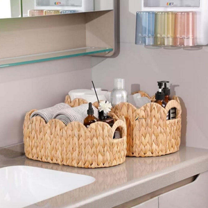 Cestas de Almacenamiento de Mimbre y Ratán Hechas a Mano, Ecológicas, Vintage, Personalizadas, Multiusos, para Regalos, Flores y Decoración del Hogar, Directo de Fábrica - Product Image 3