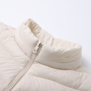 Parkas d'<span class=keywords><strong>hiver</strong></span> <span class=keywords><strong>l</strong></span>égers et imperméables, vêtements d'extérieur en polyester tissé, col montant zippé, doux, respectueux <span class=keywords><strong>de</strong></span> la peau, non volumineux - Product Image 6