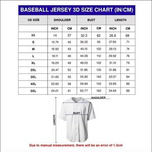 Camiseta de Béisbol Personalizada 100% Poliéster para Hombre, Talla Adulto, Talla Grande, Transpirable, de Secado Rápido, Antibacteriana, Todos los Colores Disponibles - Product Image 3