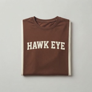 เสื้อยืด HAWK EYE SPORTS H-805 คุณภาพสูงสำหรับผู้ชาย ผลิตจากผ้าโพลีเอสเตอร์ถัก 100% ทรงลำลอง แขนสั้น คอกลม แบบเรียบ - Product Image 4