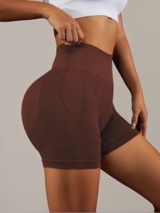 Women Seamless Yoga <b>Shorts</b> Slim Fit High Waist Gym Workout Running Fitness <b>Shorts</b> - Product Image 4