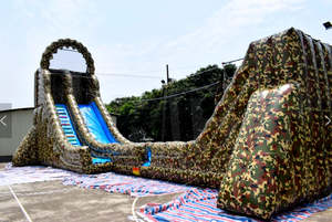 Tobogán Inflable con Circuito de Obstáculos - Parque de Aventuras al Aire Libre 3 en 1 - Product Image 2