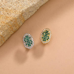 Ensemble de grillz dentaires de qualité supérieure avec pierres en zircone cubique taille brillant rond, style hip-hop, bijoux de mode unisexe d'Inde - Product Image 5