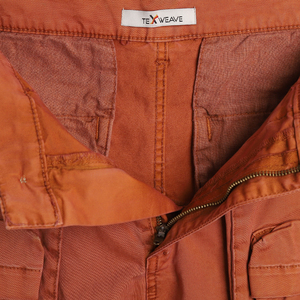 Pantalones Cortos Cargo Casuales de Cintura Media para Hombre, Estilo Hip Hop, Tejido Sólido, 98% Algodón BCI, 2% Elastano, Etiqueta Privada Disponible - Product Image 3