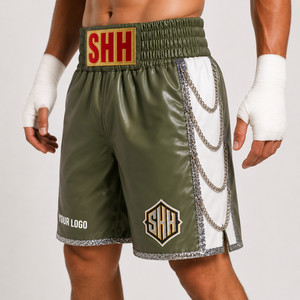 Shorts de combat MMA unisexes à séchage rapide, extensibles, imprimés numériquement, 100% polyester, tissu 160g, vêtements de sport pour boxe et Muay Thai - Product Image 5