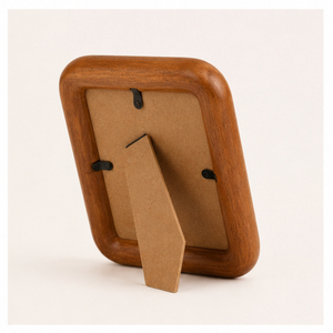 Attractive Design Rounded Solid <b>Wood</b> Photo <b>Frame</b> Creative Minimalist Desktop Timber <b>Picture</b> <b>Frame</b> Custom Size Factory OEM - Product Image 3