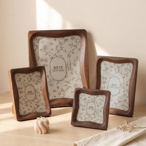 Premium Natural Wood Photo <b>Frame</b> Wooden <b>Picture</b> Display <b>Frame</b> Handmade Decorative <b>Frame</b> Tabletop <b>Wall</b> Hanging Decor - Product Image 2