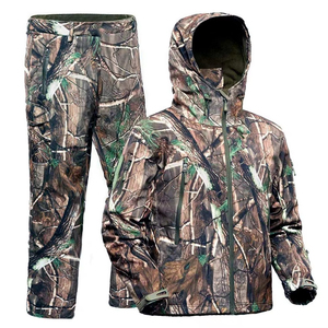<b>Camouflage</b> <b>Jacket</b> and Pants Strong Fabric Hunting Clothing Set for Outdoor Use Lightweight <b>Camouflage</b> Hunting Outfit - Product Image 2