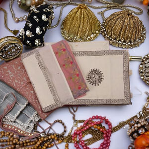 Funda para Ropa STUDIO-N INF10 con Diseño Sanganeri, Estampado en Bloque, 100% Algodón, 140g, IN;41826 - Product Image 3