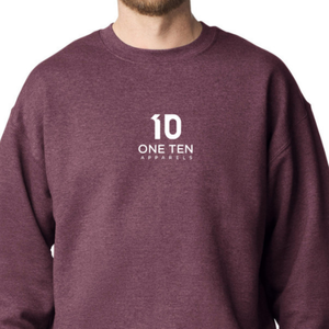 Sudadera de cuello redondo para hombre, color marrón oscuro, de felpa, informal, cálida, mezcla de algodón, lisa, con logotipo personalizado - Product Image 4