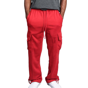 Pantalones Deportivos de Algodón para Hombre con Logotipo Personalizado, Pantalones Joggers con Bolsillos, Pantalones Cargo de Estilo Urbano, Pantalones Acampanados - Product Image 6