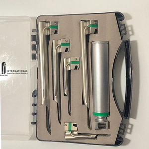 Laringoscopio Eléctrico Ergonómico Ligero de Primera Calidad, Juego de Fibra Óptica Miller, Anestesia Veterinaria, Acero Inoxidable, Certificado CE - Product Image 5