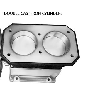 Motore per Compressore Industriale ad Alta Velocità 3HP 11.8CFM in Alluminio a Doppio Cilindro - Product Image 3