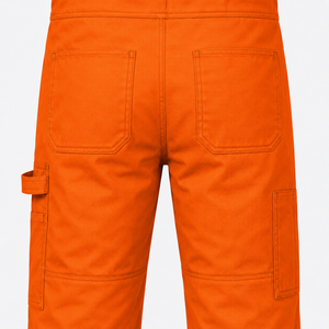 Salopette de travail robuste en sergé de coton pour homme, multi-poches, genoux renforcés, broderie personnalisée, haute qualité, directement de l'usine - Product Image 5